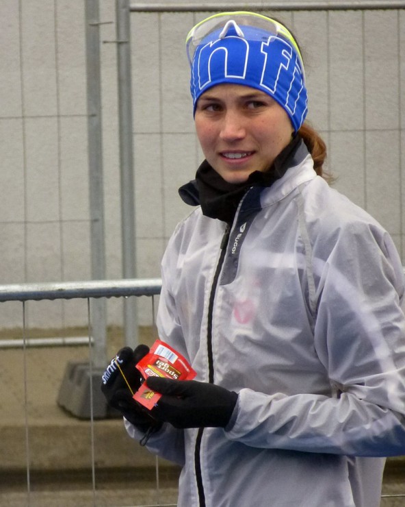Vorn dabei beim Europacup in Riga: Theresa Moser.